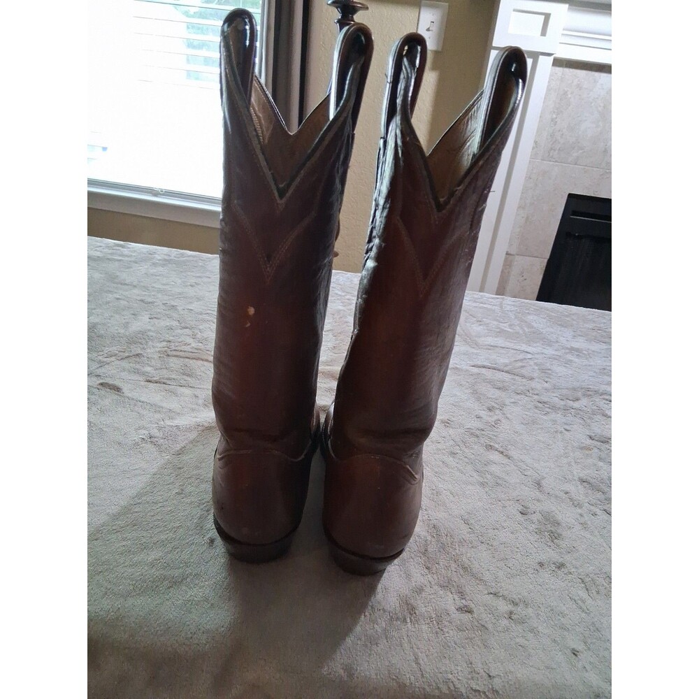 Vintage Women’s Brown Tony Lama Embroidered Cowboy Boots Size 6 - Picture 4 of 13